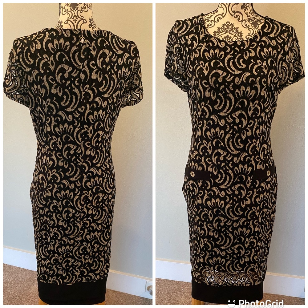 Tommy Hilfiger black&white dress